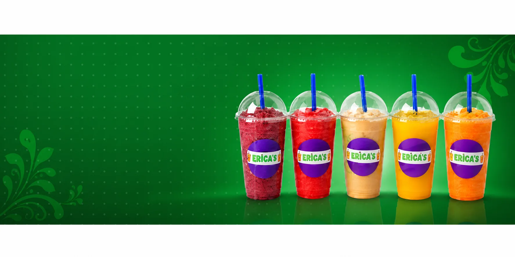 Creamy fruit smoothies