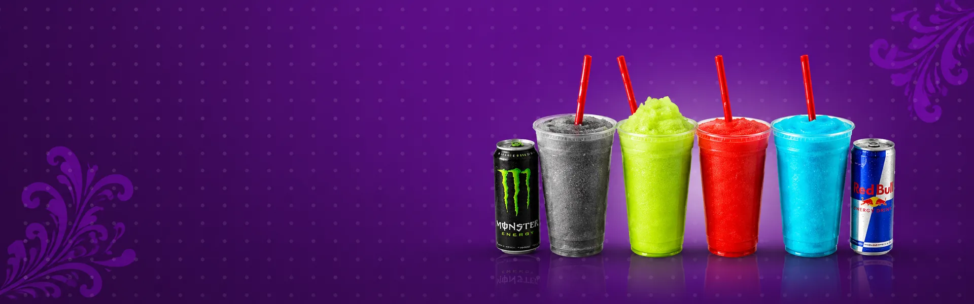 Italian sodas and energy drinks