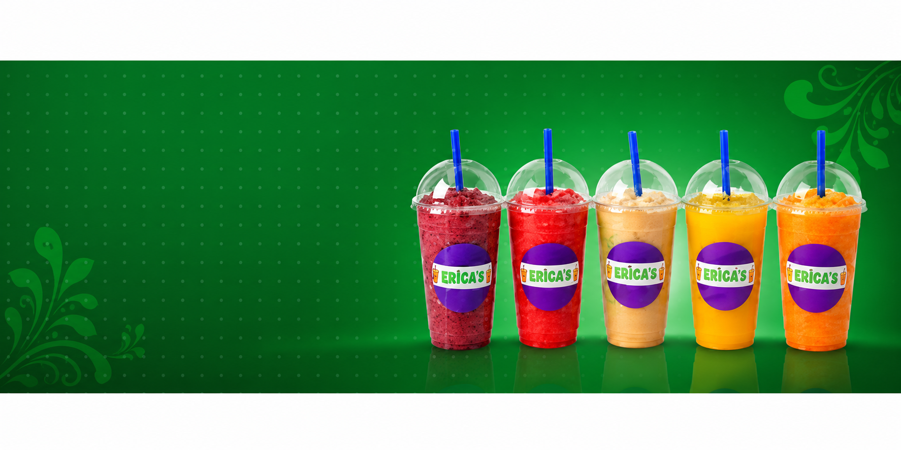 Creamy fruit smoothies