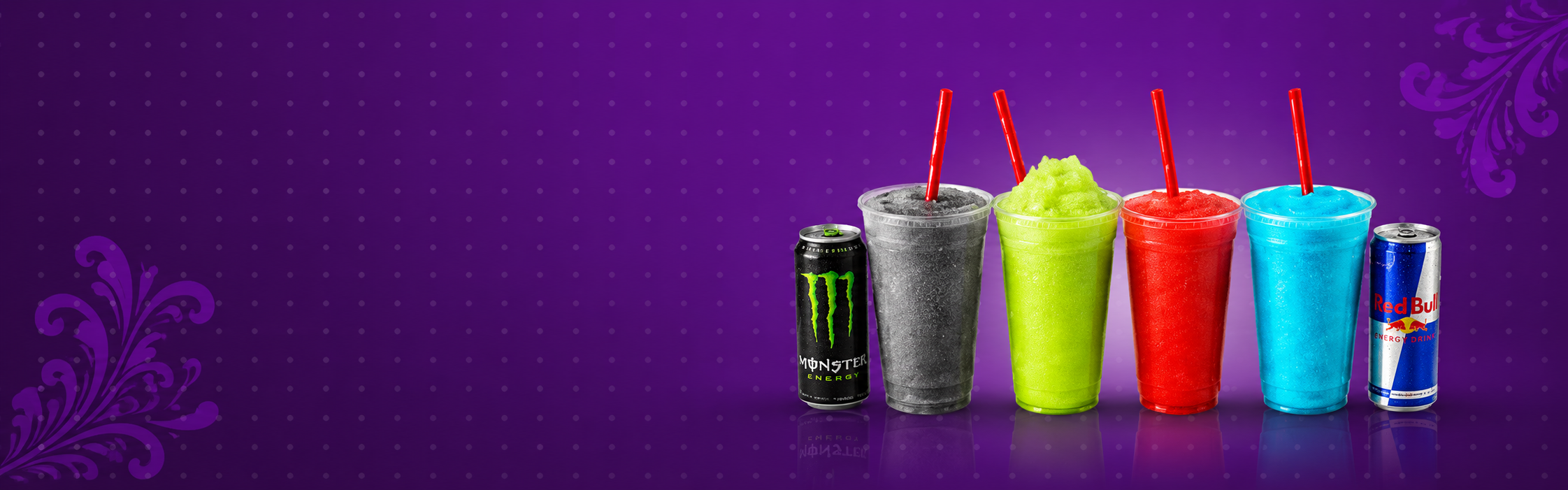 Italian sodas and energy drinks